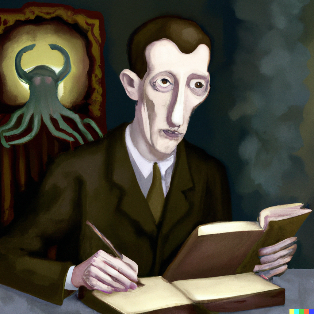 Illustrating HP Lovecraft with AI